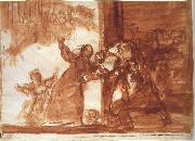 Francisco Goya Drawing for Poor folly oil on canvas